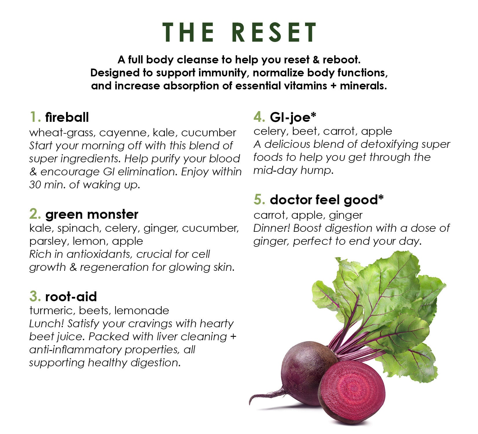 The Reset - Full Body Cleanse | Green Life